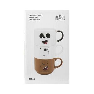 We Bare Bears Ceramic Cup Set